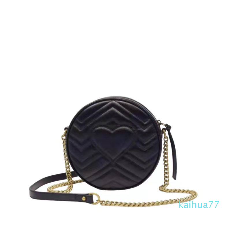 

Dicky0750 Round Handbags genuine leather shoulder bag cowhide corssbody presbyopic Luxury bag women evening messenger bags circle heart, Ribbon(not for sale separately)