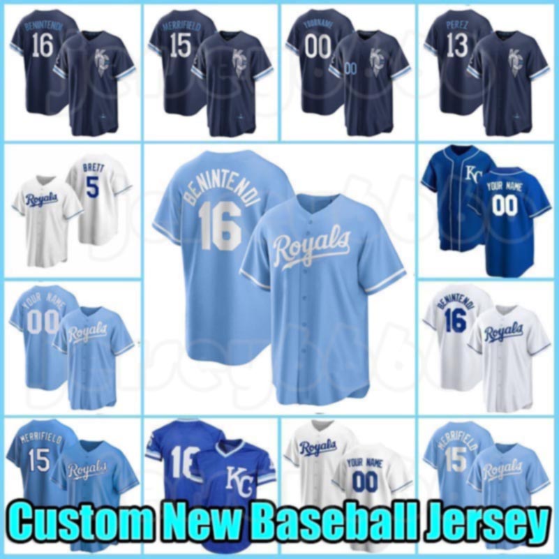 

16 Andrew Benintendi Baseball 15 Whit Merrifield 2022 City Connect Royals Jersey Salvador Perez Hunter Dozier Carlos Santana Adalberto Mondesi A. Taylor Witt Jr., Women custom cool base(h j)