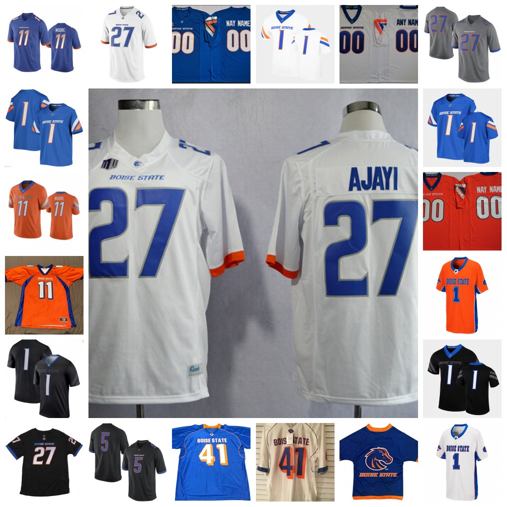 

NCAA Custom Stitched Boise State Football Jersey 78 Charles Leno Jr. 11 Kellen Moore 22 Doug Martin 27 Jay Ajayi 1 Kyle Wilson 4 Titus Young jerseys 79 Ryan Clady jerseys, New orange