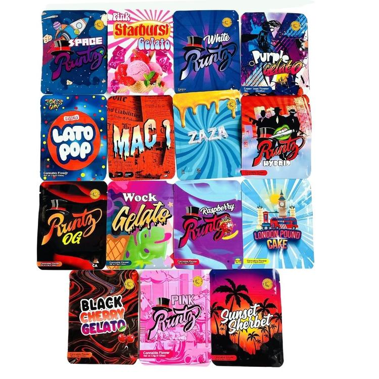 

Packing Bags 500 Design Cooki Exotic Society 3 5g Myalr Packaging Gelato Zipp jllqWf