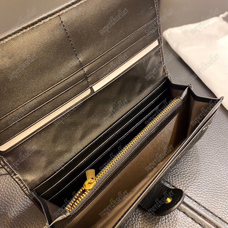 

Luxury Designer Wallet Lady Clutch Bags Fashion Leather Purse Women Handbags High Quality Card Holder Embossed Hasp Purses Classic Wallets, Increase freight