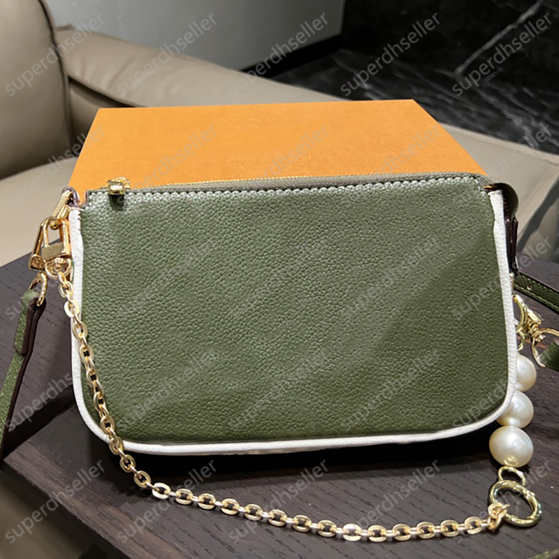 

Pearl Chain Shoulder Bags Mini Crossbody Coin Purse Sweet Totes Handbag Underarm Wallet Women Clutch Luxury Designer Evening Bag Party, Increase freight