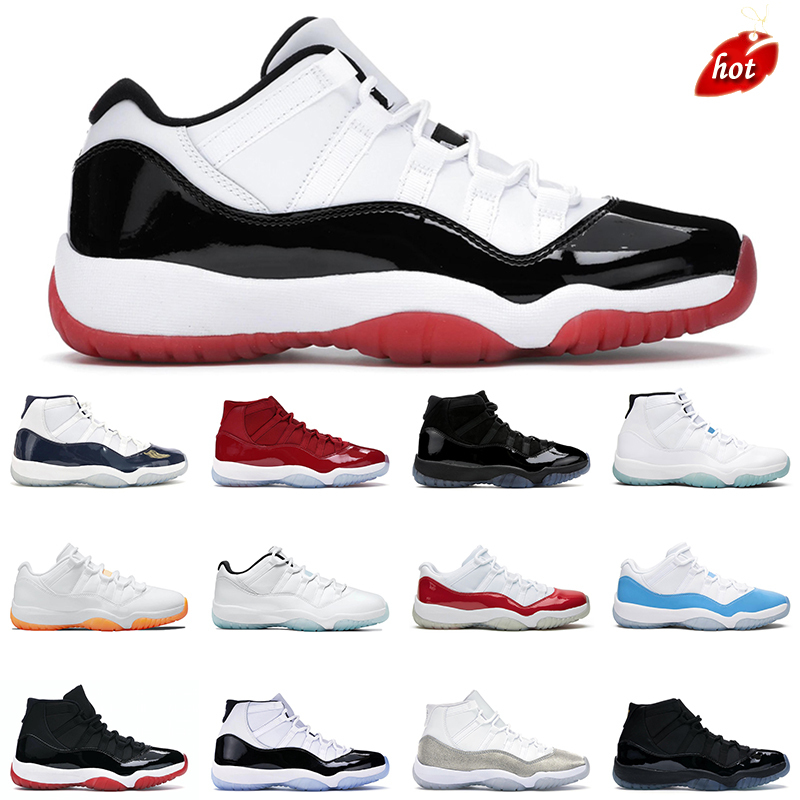 

11 men women basketball shoes concord bred jumpman 11s bright citrus 2022 low legend blue mens sneakers trainer, # 1