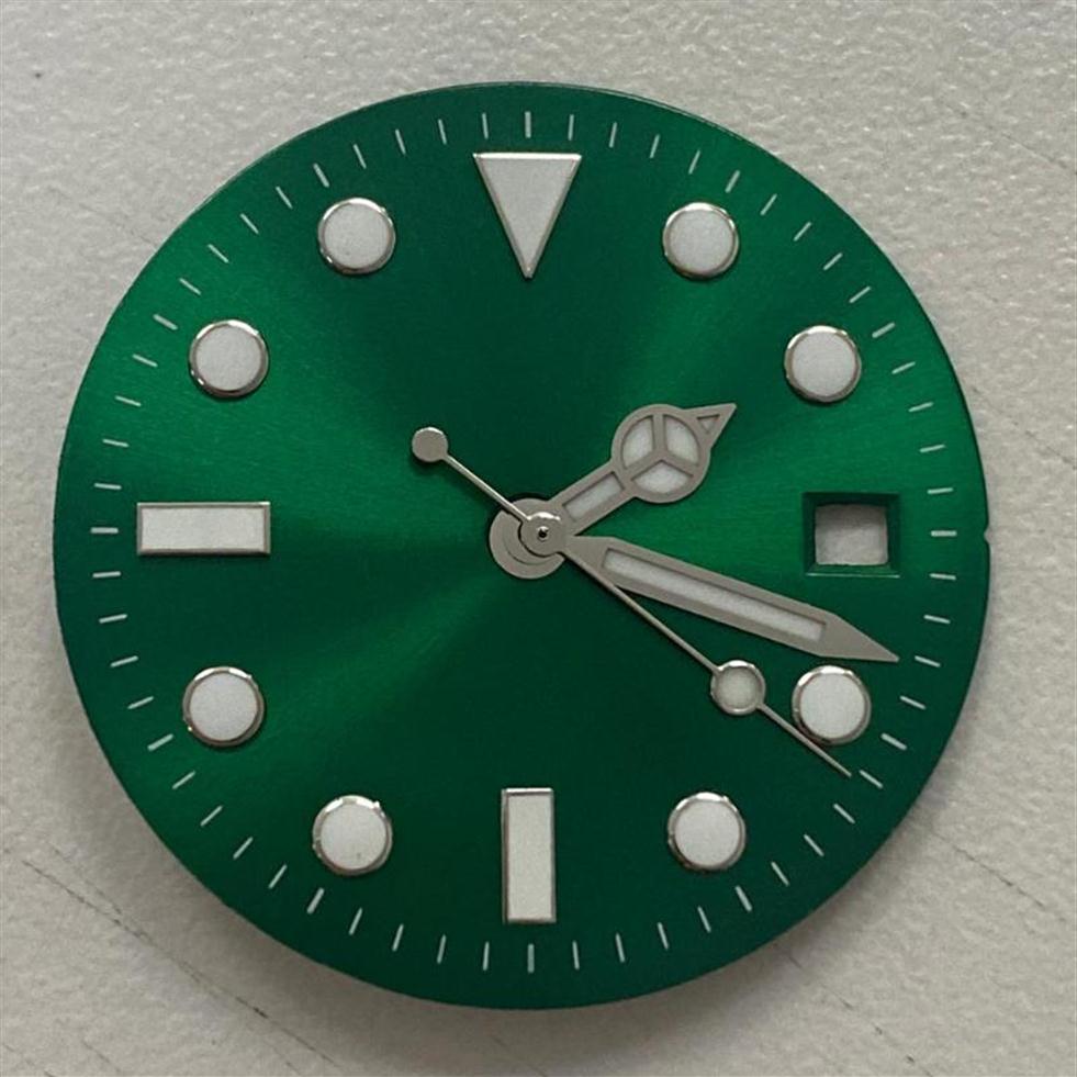 

Repair Tools & Kits 29mm Watch Dial + Hands Accessories Set Blue Luminous For 8215/8200/821A Mingzhu 2813 Movement3270