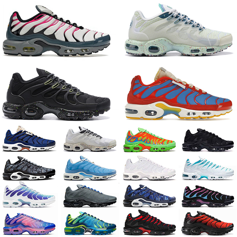 Plus TN Requin Ultra SE Mercurial Running Shoes For Mens Womens Reflective Black University Blue Terrascape Mint Green Bred Designer Sports Sneak-image-757160829