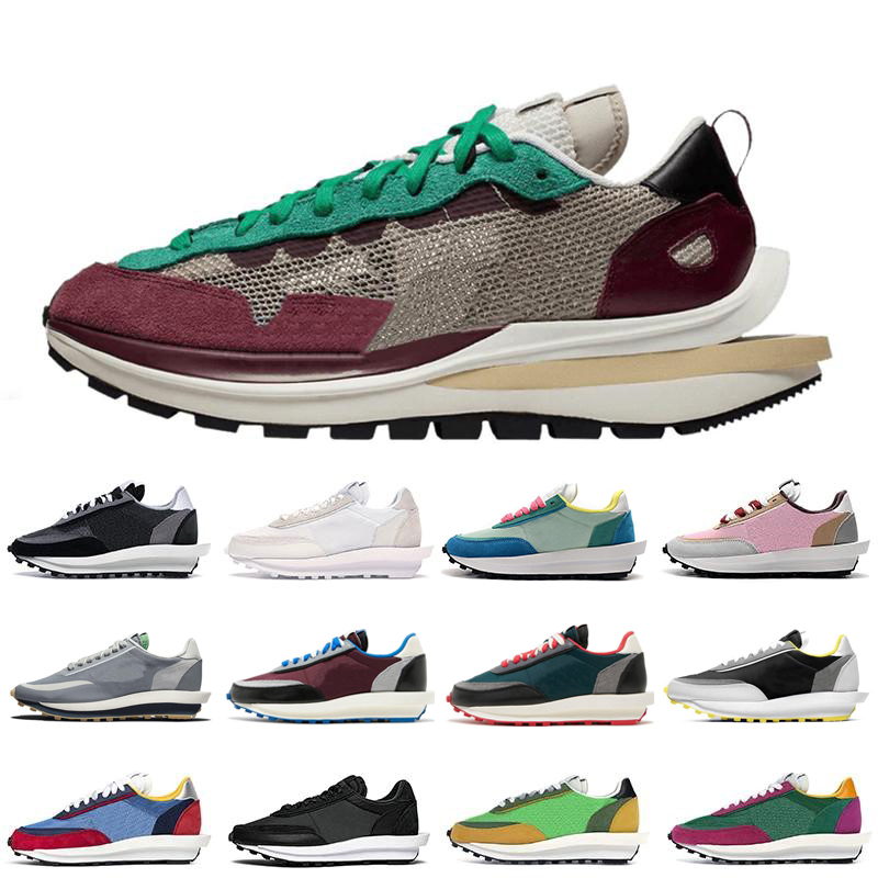 

VaporWaffle Men Women running shoes LDWaffle pegasus fragment Pure Platinum Tour Yellow LD White Nylon mens trainers sports sneakers 36-45, Dark iris