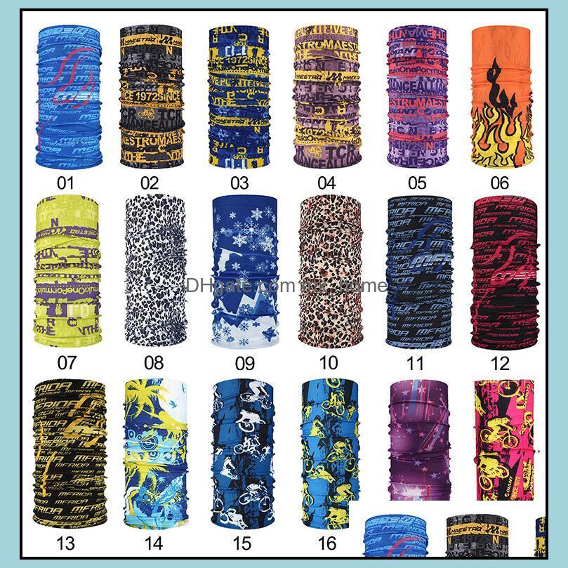 

Magic Veil Head Scarves Printed Headband Bandana Scarf Seamless Face Mask Riding Bicycles Motorcycle Wraps Gga3330 Drop Delivery 2021 Acce, As pic