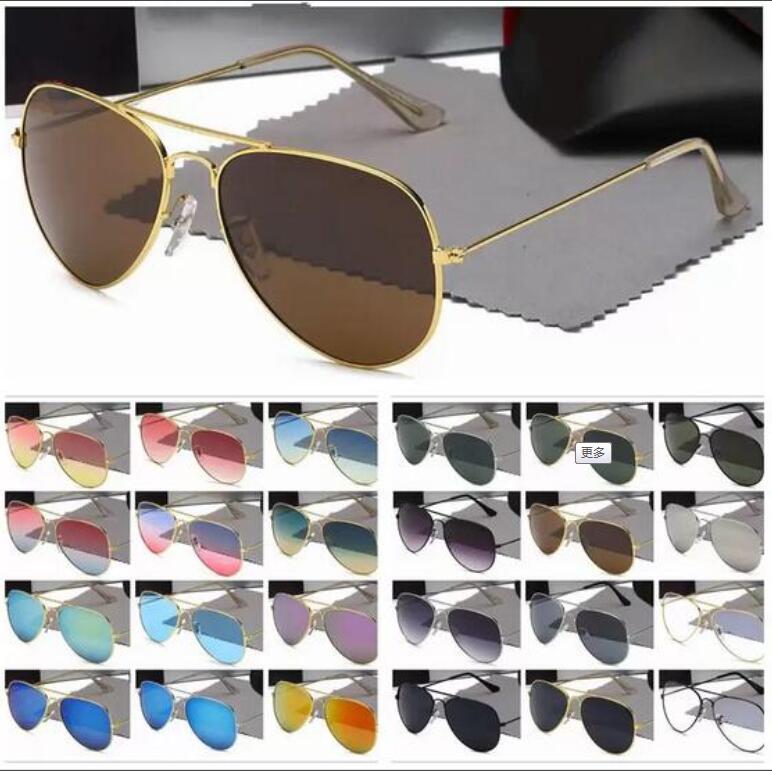 

high quality Designer sunglasses men women classical sun glasses aviator model G15 lenses Double bridge design suitable Fashion beach