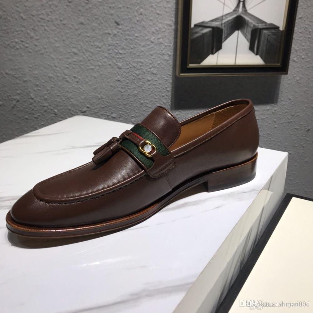 

C7 5A Original Designer Men Dress Shoes Luxury Brand Business Leather Shoes for Mens Comfortable Pointed Social Shoe Male Sports Casual Footwear 33, #05