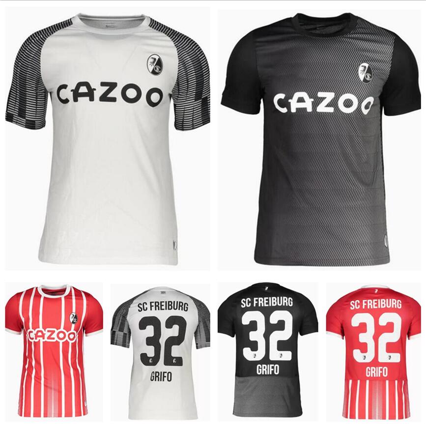 

2022 2023 SC Freiburg soccer jersey 22 23 Running Sets Summer short sleeve football training suit jogging breathable T-shirt fan shirt, 2223