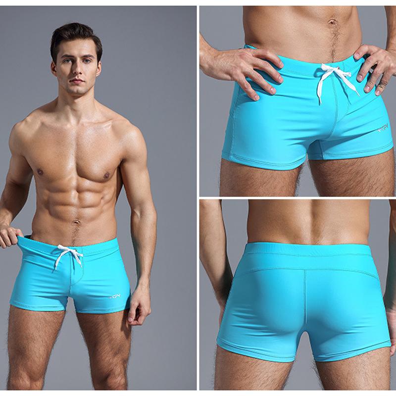 Women's Swimwear Solid Bright Men Summer Beach Swim Shorts Briefs Board Surfing Swimming Trunk Pool Swimsuits Sunga Bikinis