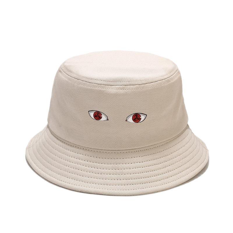 

Berets Cartoon Eye Cotton Bucket Hat Fisherman Outdoor Travel Sun Cap Hats For Men And Women 203, Black