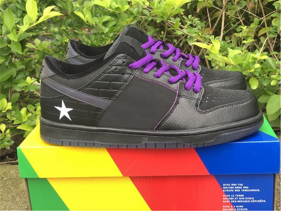 

Release Familia Authentic SB Shoes First Avenue Black Voltage Purple White 3M Reflective Sneakers Men Women, #1