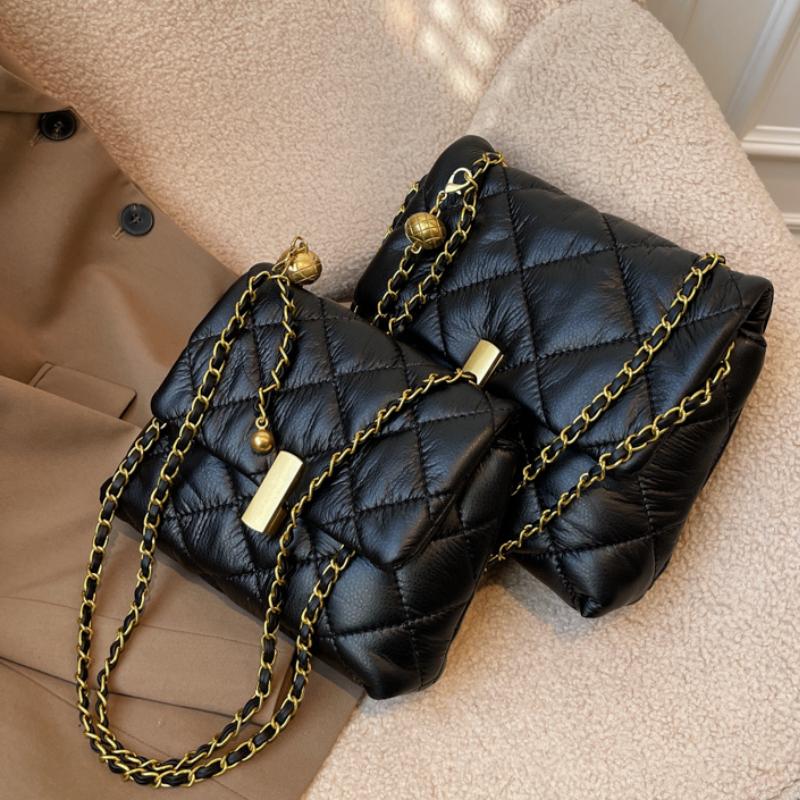 

Evening Bags Brand Purses And Handbags Luxury Designer Fashion Chain Shoulder Crossbody For Women Large PU Leather Shopper Sac A Main, Beige