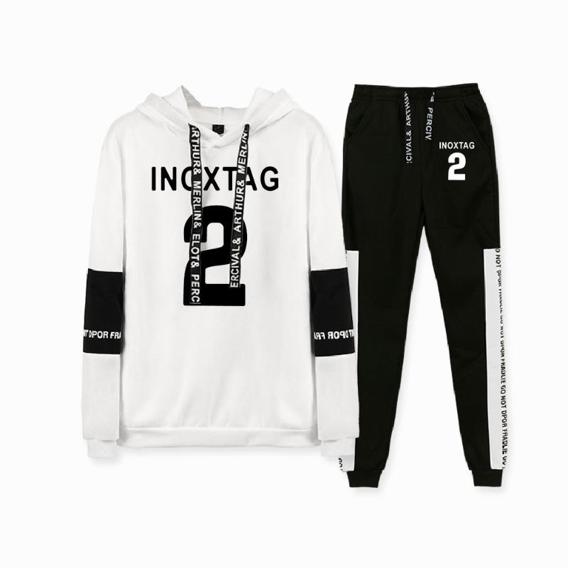 

Women's Hoodies & Sweatshirts Inoxtag Two Piece Set Women/Men Long Sleeve Jogger Pants Hip Hop Casual Trendy ClothesWomen's, As picture