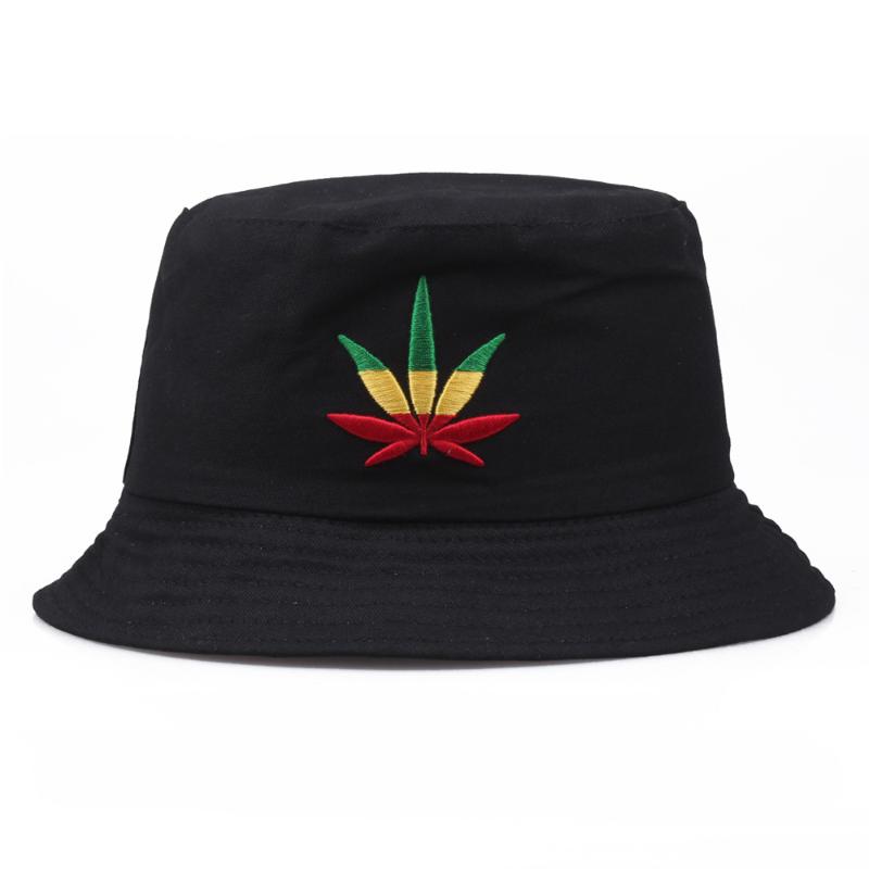 

Berets Men Women Bucket Hat Hip Hop Fisherman Panama Hats Embroidery Cotton Outdoor Summer Casual Swag Bob Visor Cap, C1