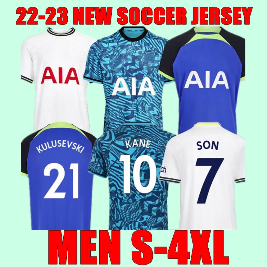 

22 23 KANE SON BERGWIJN NDOMBELE S-4XL SPURS Soccer Jerseys 2022 2023 KULUSEVSKI Tottenham DELE jersey Football shirt LO CELSO Morgan BALE LAMELA LUCAS HOJBJERG