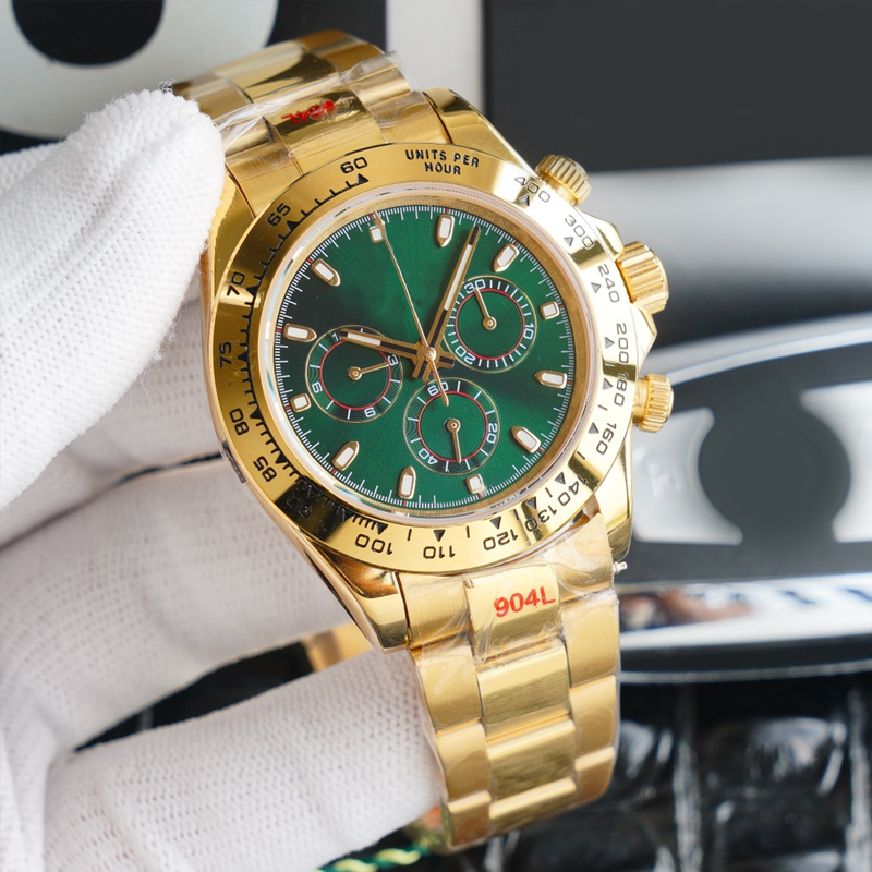 

mens Wristwatches High quality Green dial Style Automatic Movement Watches Full Stainless Steel gold Sports Men Watch luminous montre de luxe Wristwatches gifts, 10