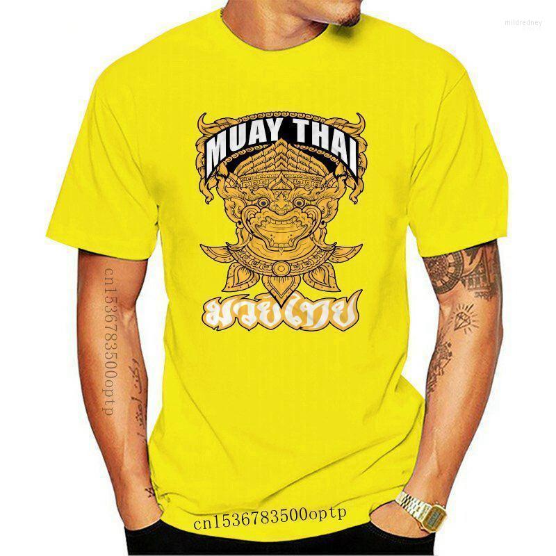 

Men's T-Shirts Hanuman Muay Thai Fighter Short Sleeve Shirts O-Neck Men T Tee Shirt Design Classical Hombre DIY Special TshirtMen's Mild22, Black