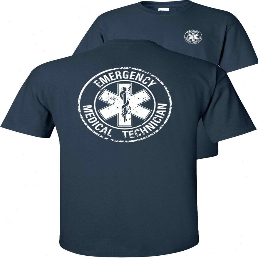 

Circle Distressed Paramedic Technician T-shirt T Shirt Ems Emt Occupational Summer Cotton Short Sleeve O-neck Unisex -3xl2375, Black