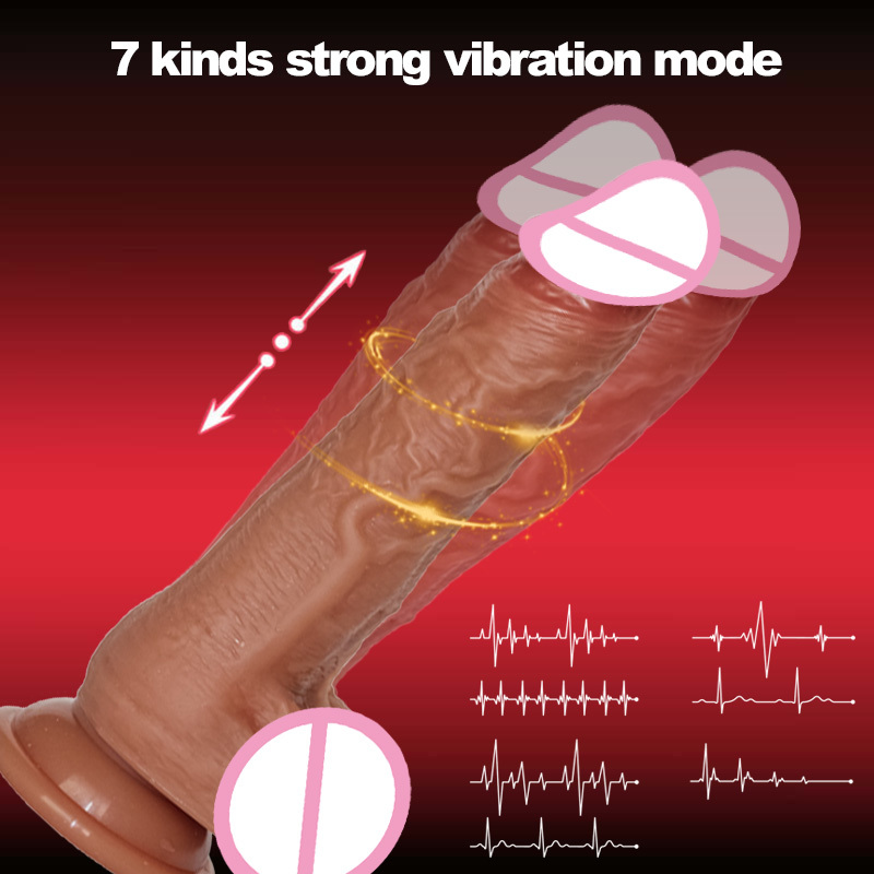 

Massage Heating Realistic Thrusting Dildo Vibrator for Woman Sex Toy for Adults Soft Huge Big Dick Penis G Spot Vagina Anus Masturbator