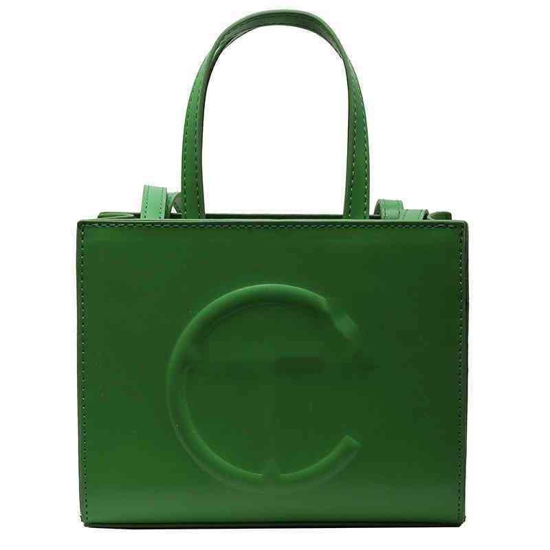 

50% off discount Minority t Family Mini Hand Female 2022 New Letter Messenger Ins Simple Tote Bag Single Shoulder Bag Luxury Designer, Black