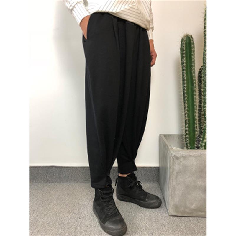 

Men' Pants Men' Black Loose Casual Harlan 2022 Spring And Autumn Large Size Fashion Trend Versatile Handsome PantsMen