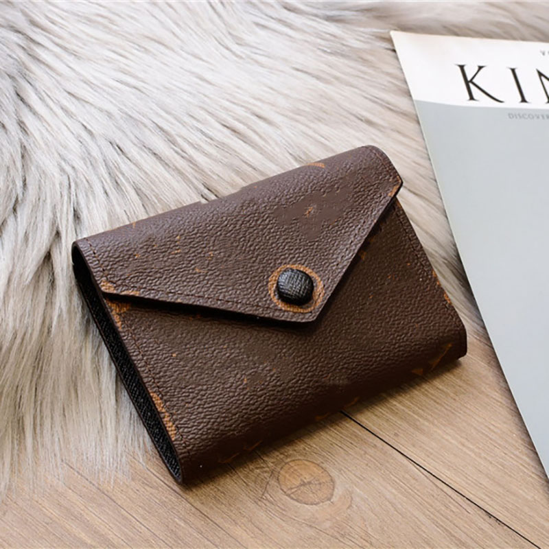 

Designer Wallets Classic High-Quality Women's Credit Card Holder Bags Fashion A Variety Of Styles Colors Short Wallets Purse With Box, Red