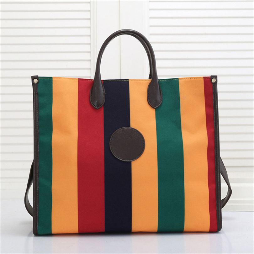 JIANG G Brand Large Capacity Totes Fashion Femme Leather Patchwork Two-tone Designers Shoulder Bags Woman Handbag Handle Lady Shopping Bag Luxury
