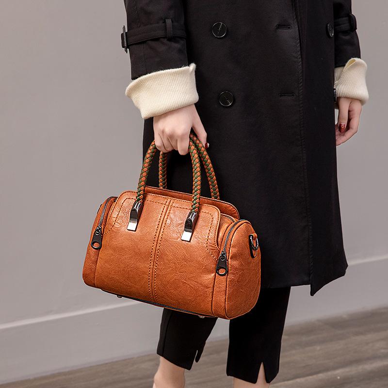 

Evening Bags WxfbBaby Brand Women Bag Fashion Knitted Portable Handbags -bags For 2022 Handbag Torebki Damskie-crossbody WomenEvening, Brown