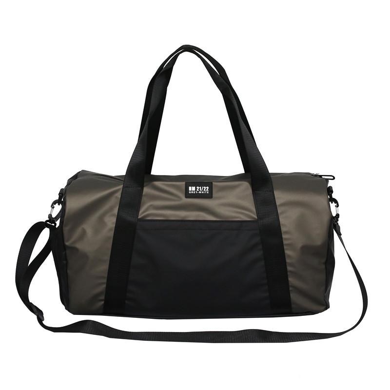 

Duffel Bags Man Large Travel Bag Fashion Big Hand Luggage Organizer Simple Men's Waterproof Sports BagDuffel, Black