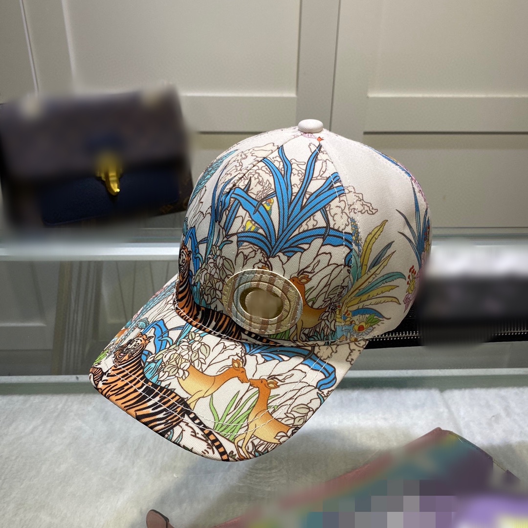 

2022 fashion mens designer caps high quality tiger printed men snapbacks outdoor spring autumn baseball cap, Same as pic