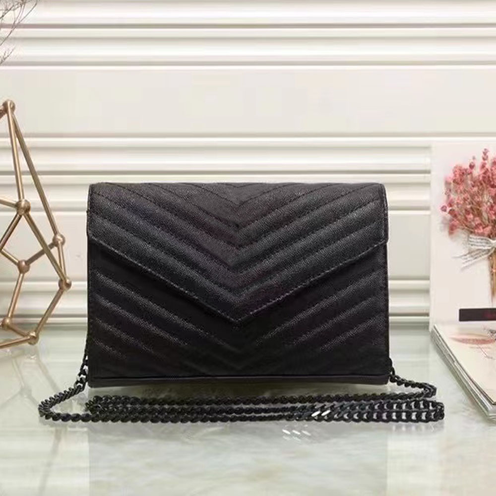 

Luxury Handbag Designer Bags Messenger Bag Crossbody Women Y Letter S Cover L Soft Flap Chain Shoulder With Box, No bag