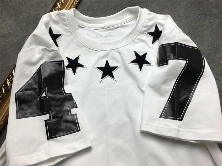 

Luxury mens 2021 t shirts fashion clothing men t-shirt star short sleeve black flocking 74 tshirt Designer women tee cotton tops, White