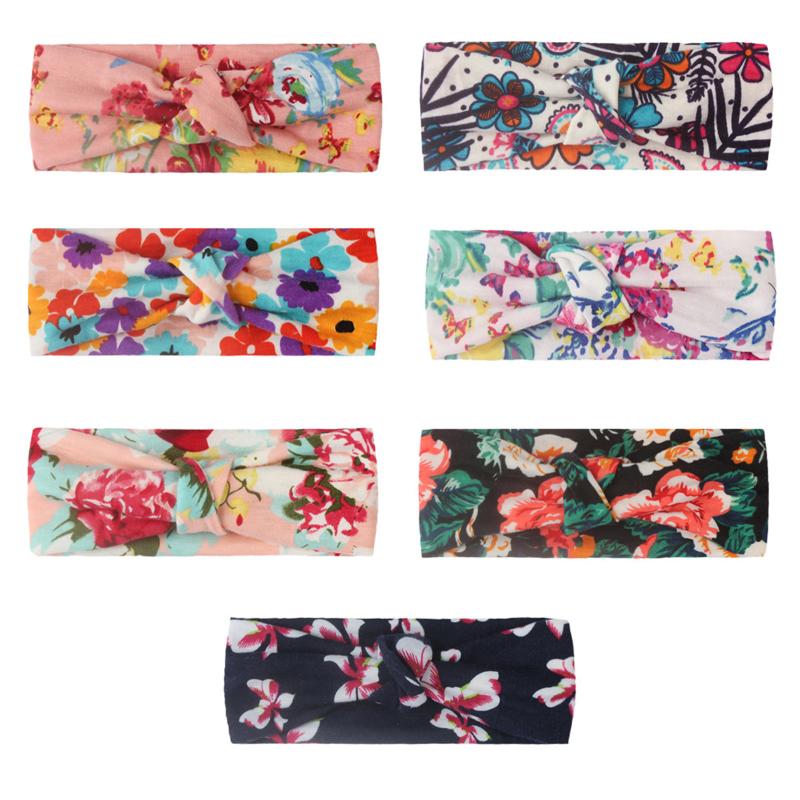 

Hair Accessories Girls Hairband Headband Baby Headwear 7PCborn Floral Stretch Knot Kids Color Synthetic Cute Soccer Items For Teen GirlsHair, Multicolor