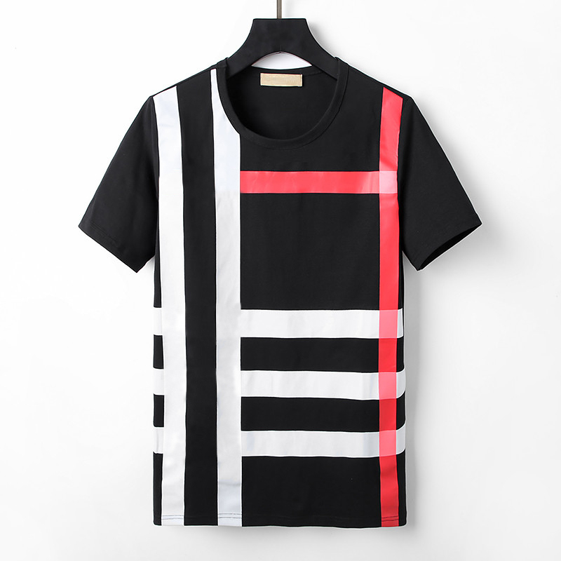 

Mens T shirt Designer Lattice letters Printed Stylist Casual Summer Breathable Clothing Men Women Top Quality Clothes Me n s T-shirt letter s Tees 02