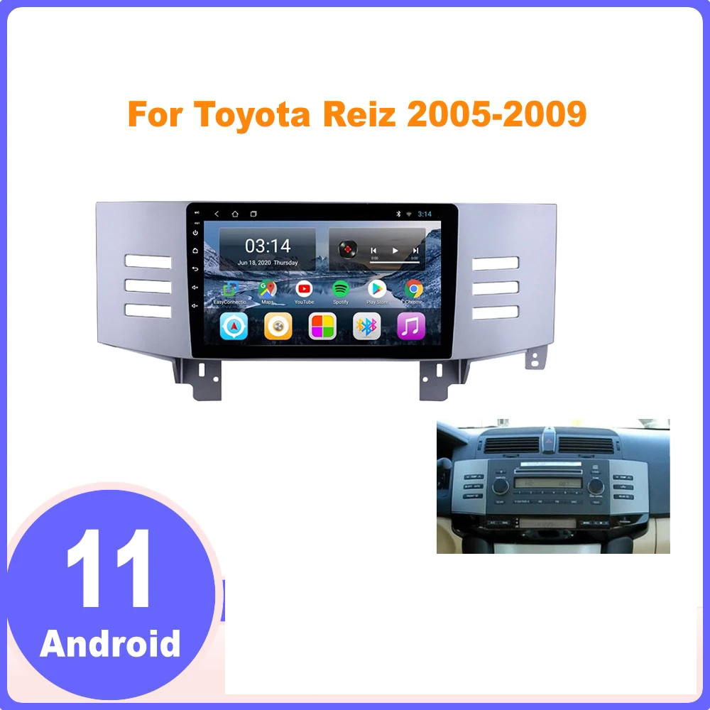 

10.1 Inch Android Car Video Auto Stereo for Toyota REIZ 2006-2009 Radio GPS Multimedia Player Wifi Bluetooth