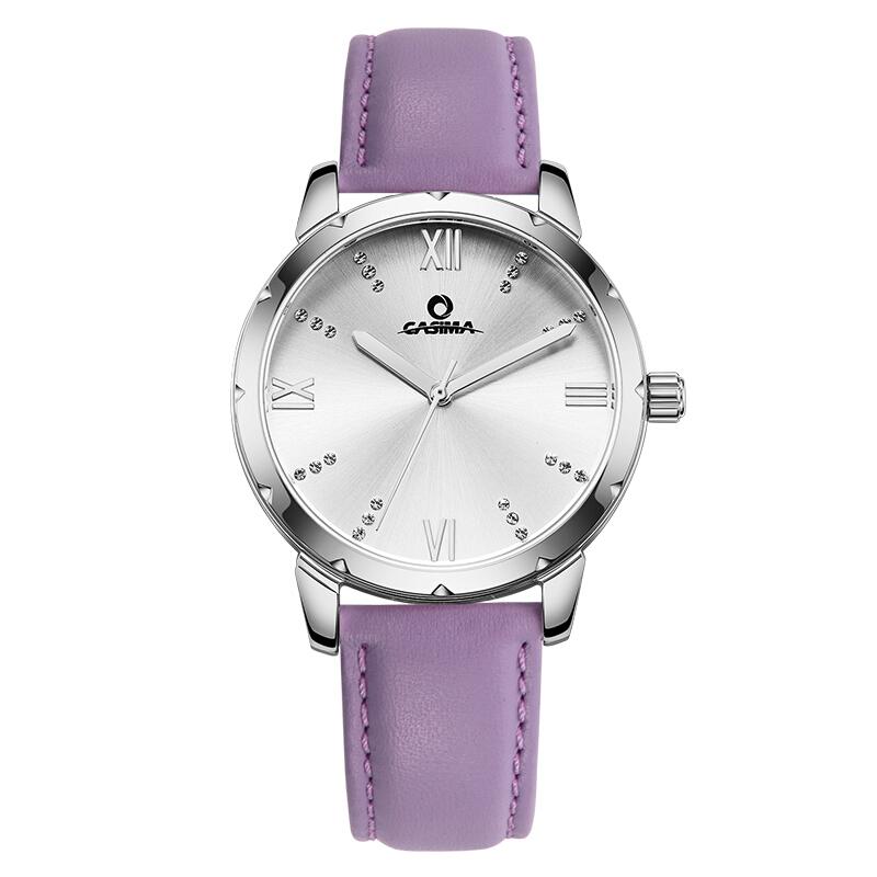 

Wristwatches Women Bracelet Watches Fashion Simple Ladies Quartz Watch Leather Band Waterproof CASIMA 2626, Sp-2626-rl6