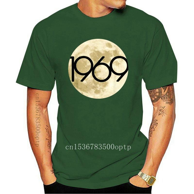 

Men's T-Shirts 50Th Anniversary Apollo 11 1969 Moon Landing Black T-Shirt Size M-3Xl Loose Top Tee ShirtMen's