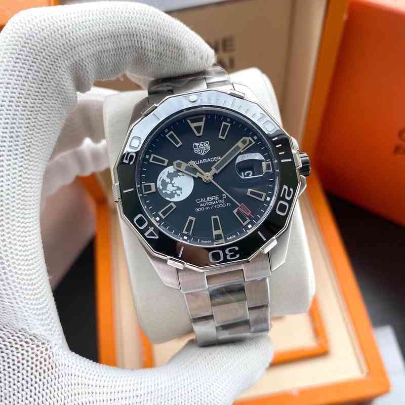 Luxury Watches for Mens Mechanical Wristwatch Tag heue Aquaracer Calibre 5 Fully Automatic Men's Designer