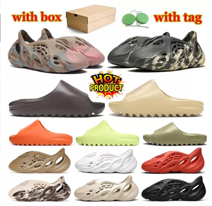 

2022 NEW Slippers Sandals women Slides Desert Sand Glow Green Bone Earth Brown Enflame Orange slipper Pure Soot Onyx men designer EVA Rubber Triple shoes, Please contact us