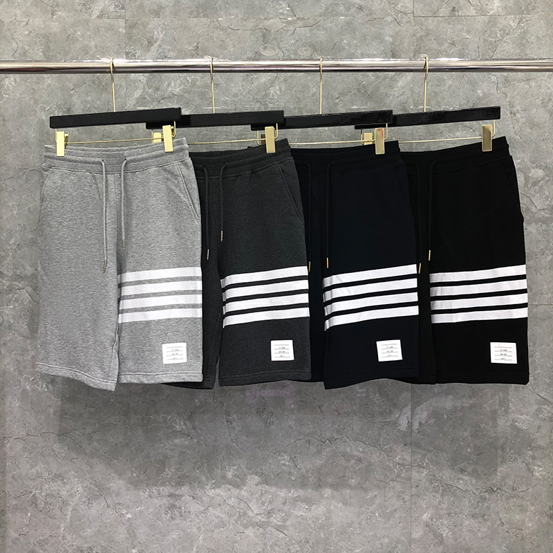 

Stylist shorts Summer Sport Casual Designer Pants Classic Pure Cotton Loopback Relaxed Men's Shorts 4-Bar Stripes Yarn-dyed Oversized shortpants For Women, Customize