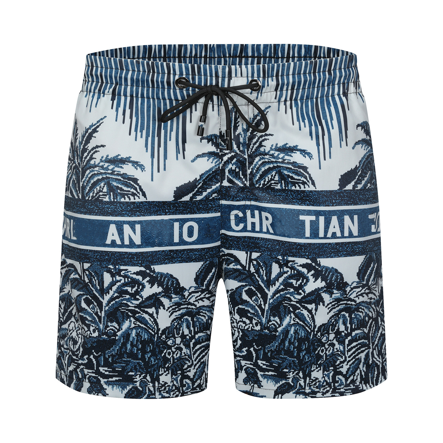 

2022New style Summer Fashion Men shorts Quick Drying SwimWear Printing Board Beach Pants Mens Swim Short Size, Multi