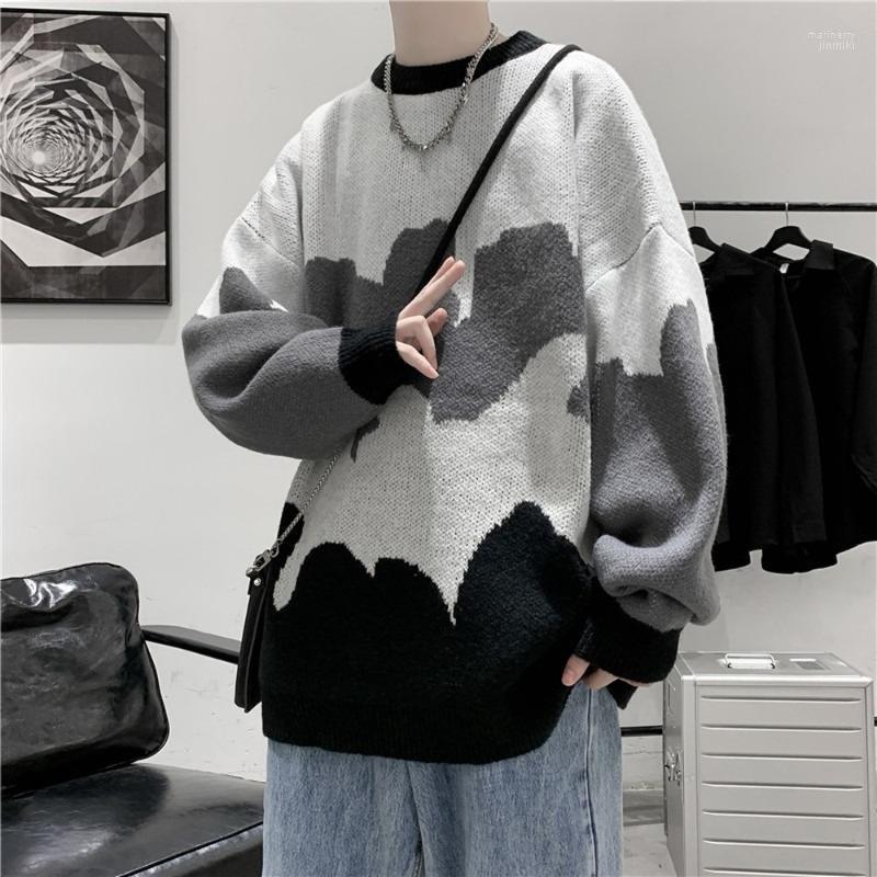 

Men's Sweaters Japan Style Sweater Men Autumn Winter Knitted O-neck Long Sleeve Casual Pullover Streetwear Clothing 2022 Mari22, Green