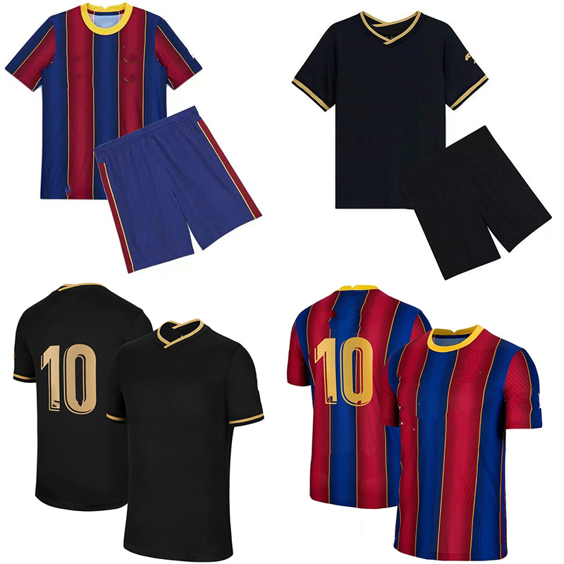 

20 21 Camisetas De Futbol BCN FC Soccer Jerseys 10# GRIEZMANN PEDRI ANSU FATI For Kid Kits Football Shirt Uniforms, 20/21 away kid