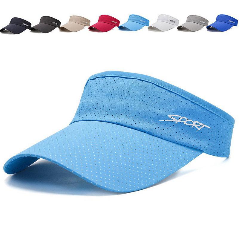 

Berets Sports Tennis Golf Unisex Sun Visor Headband Cap Adjustable Extra Long, White