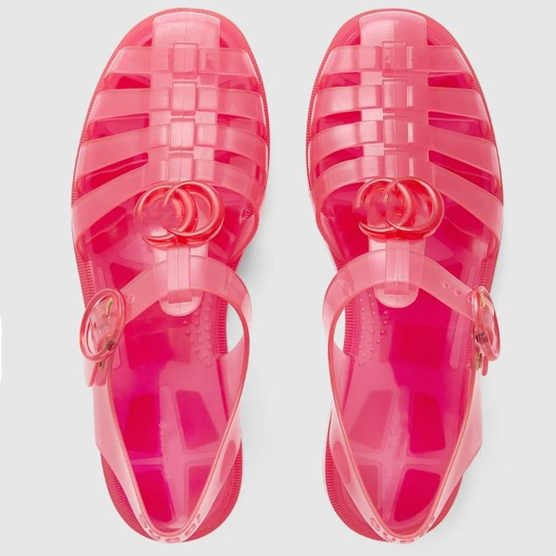 

Designer Sandals Women Slippers Transparent Slides Summer Outdoor Sandal Rubber Sole Slipper