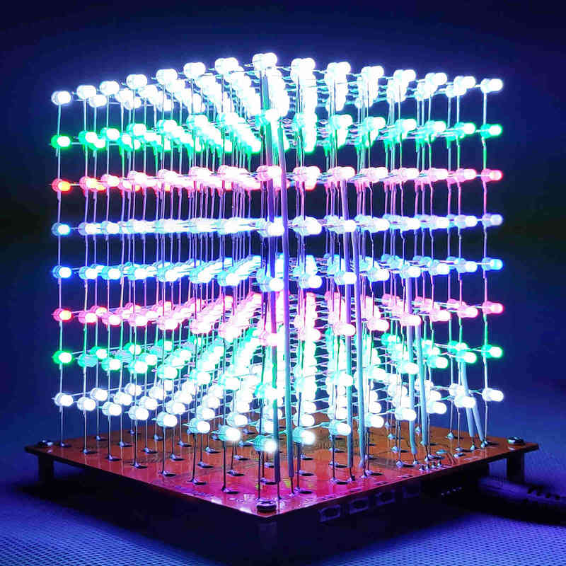 

iCubeSmart 3D8-MINI Led Cube Kit Diy Electronic Kits H220423