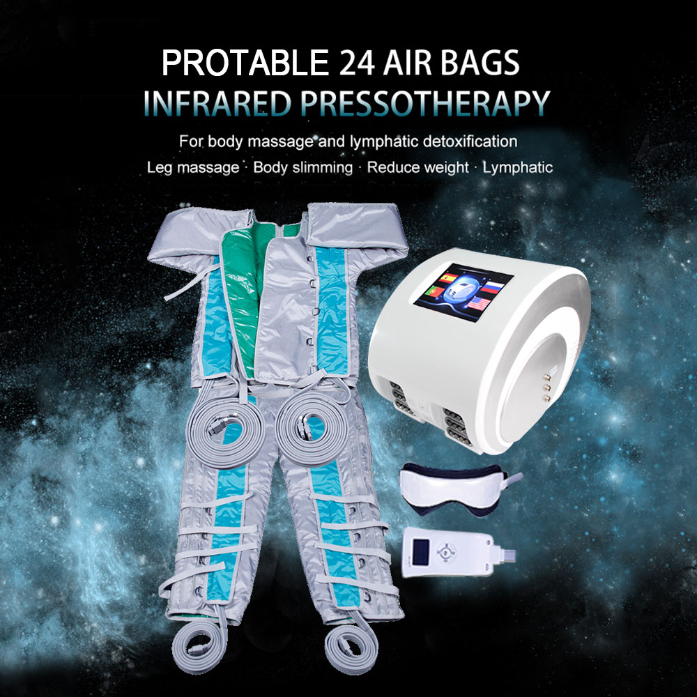 3 in 1 far Infrared pressotherapy machine lymphatic drainage detox Presoterapia Air Pressure full body masssge slimming suit physical therapy mac-image-757053904