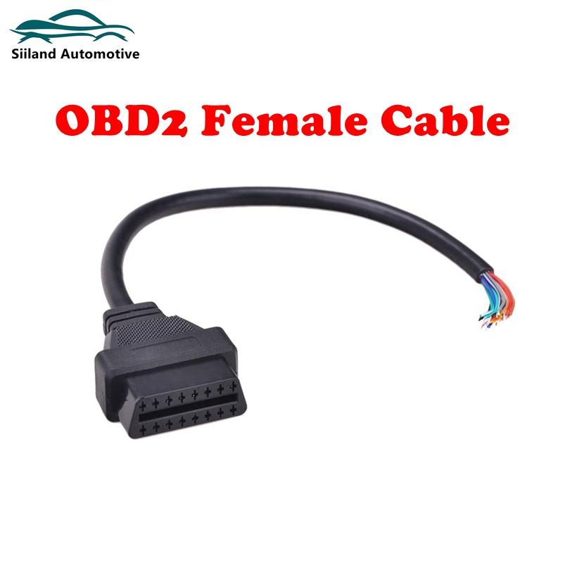 

Diagnostic Tools 16pin 30cm Professional OBD2 Male Connector 16 Pin Female Open Cable Tool Female/Male 30 CM Adapter Interface Line